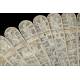 Antique Chinese Carved Ivory Fan. 19th Century