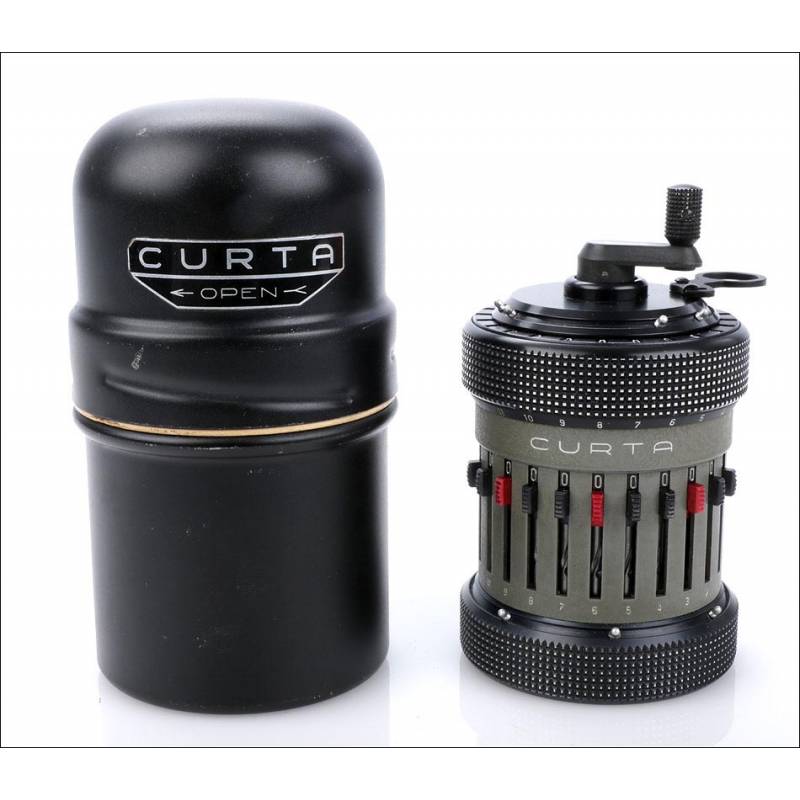 Antique Curta II Calculator In Excellent Condition. Germany, 1963