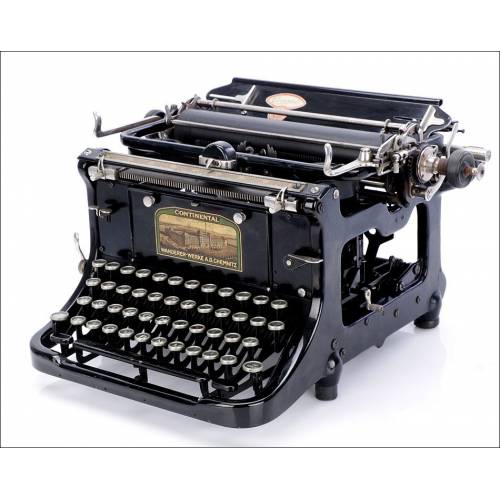 Antique Continental Typewriter. Germany, Circa 1915