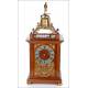 Mathieu Planchon antique clock with chime. France, Circa 1880