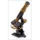 Antique English Compound Microscope. England, Circa 1880