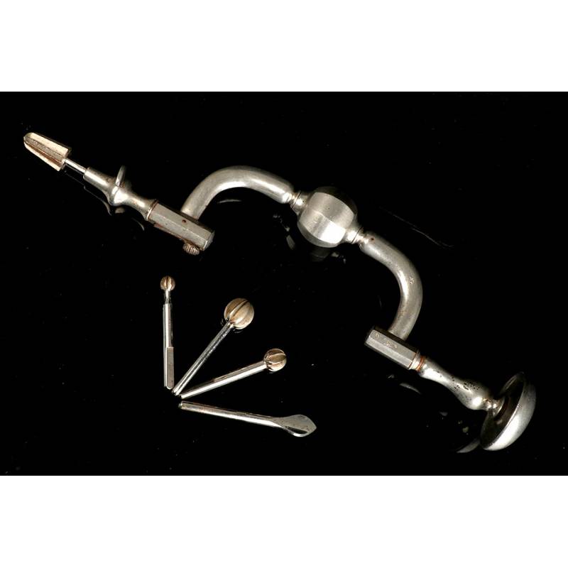 Antique Medical Trepanation Drill, 19th Century.