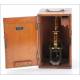 Antique Henry Crouch Microscope. England, Circa 1920