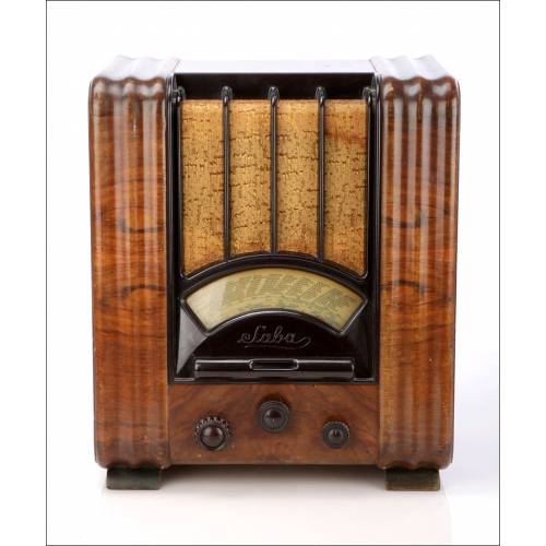 Antique Saba 630 WL valve radio. Working. Germany 1935
