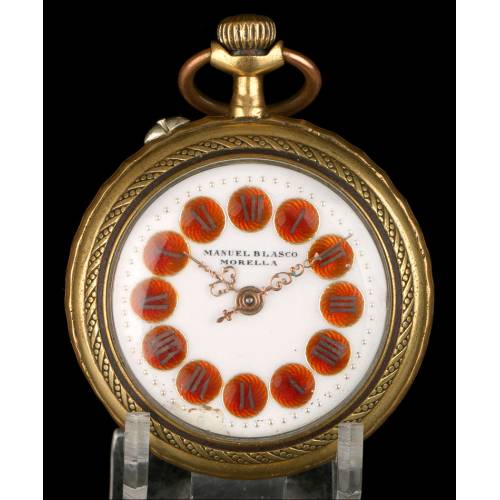 Antique Roskopf Pocket Watch. Replugged movement. Circa 1900