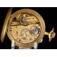 Antique Roskopf Pocket Watch. Replugged movement. Circa 1900