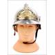 Antique French Fire Officer's Helmet of the City of Cheffes. France 1890