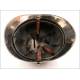 Antique French Fire Officer's Helmet of the City of Cheffes. France 1890