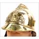 Antique French Fireman's helmet of the City of Saint Martin le Vinoux. France, 1890