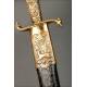 Antique Cuban Infantry Officer's Machete. Spain, 1890