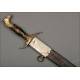 Antique Cuban Infantry Officer's Machete. Spain, 1890