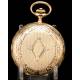 Saboneta Omega Antique Omega Pocket Watch in 18K Solid Gold. Switzerland, 1923