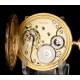 Reloj de Bolsillo Saboneta Omega Antiguo en Oro Macizo de 18K. Suiza, 1923