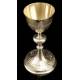 Antique Chalice of Solid Silver Gilt. France, Circa 1900