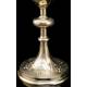 Antique Chalice of Solid Silver Gilt. France, Circa 1900