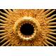 Antique Monstrance in Gilded Brass. France, XIX Century