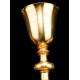 Antique Chalice and Paten in Solid Silver Gilt. Missions. France, Circa 1860