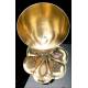 Precious Antique Chalice in Solid Silver Gilt and Enamel. France, Pps. S. XX