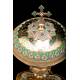 Extraordinary Antique Chalice in Solid Silver and Enamels by Armand Caillat. Circa 1890