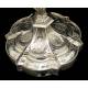 Antique neo-Gothic ciborium in solid silver. Favier Frères. France circa 1900