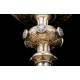 Antique Ciborium in Gilt Silver and Enamels. Louis Guillat. Lyon, France, Circa 1900