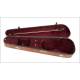 Beautiful Antique Wooden Violin Case. XIX Century