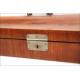 Beautiful Antique Wooden Violin Case. XIX Century