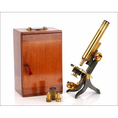 Antique Swift & Son Microscope. England, Circa 1920