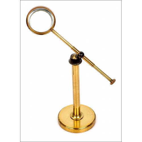 Antique Microscope Light Concentrating Lens. Circa 1900