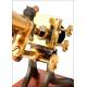 Antique Compound Microscope. England, Circa 1880.