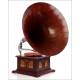 Antique Spanish Phono-Barcelonesa Gramophone. Spain, 1920