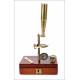 Antique Cary Type Compound Microscope. England, Circa 1850