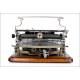 Antigua Máquina de Escribir Hammond 12. USA, 1905