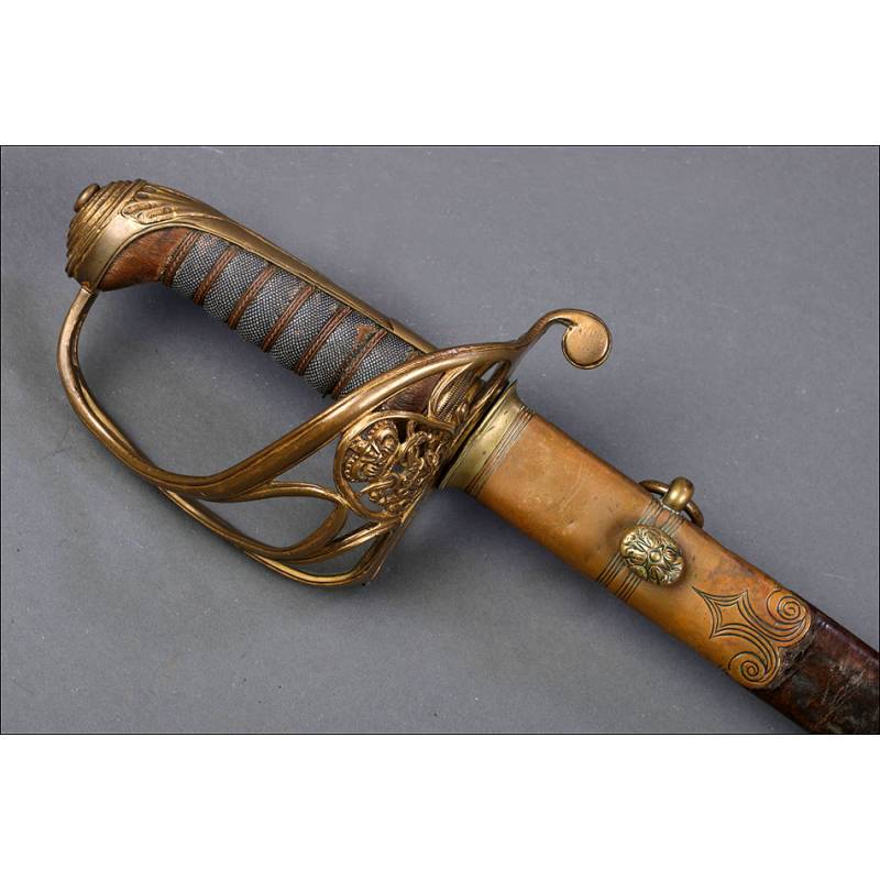 Antique British Infantry Officer's Sword. George IV. Circa 1825