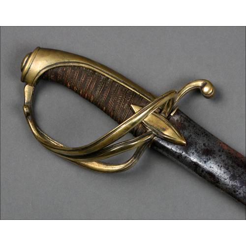 Antique Napoleonic Sword. Light Cavalry Officer. Mod. An XI. France, Circa 1810