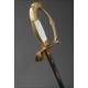 Antigua Espada de Oficial Superior Francés. Pavón y Oro. Francia, Circa 1830
