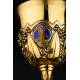Antique Chalice in Silver Gilt by Jamain & Chevron, 1865-79.