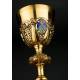 Antique Chalice in Silver Gilt by Jamain & Chevron, 1865-79.