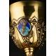 Antique Chalice in Silver Gilt by Jamain & Chevron, 1865-79.