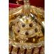 Antigua Cubertería Plata Maciza Dorada. Napoleón III, 1870. Francia