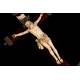 Antique Ivory Christ on Cross with Silver Mounts. CITES. Spain, Circa 1900