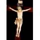 Cristo de Marfil Antiguo en Cruz con Monturas de Plata. CITES. España, Circa 1900