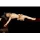 Antique Ivory Christ on Cross with Silver Mounts. CITES. Spain, Circa 1900