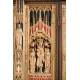Rare Neo-Gothic Carved Triptych. By Francisco Pallás y Puig. Spain, Circa 1900