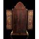 Rare Neo-Gothic Carved Triptych. By Francisco Pallás y Puig. Spain, Circa 1900