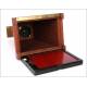 Antique Richard Fréres Wooden Photographic Enlarger. France 1910
