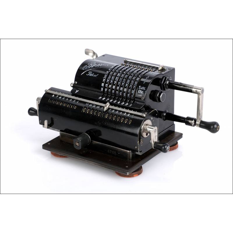 Antigua Calculadora Mecánica Rema. Excelente Funcionamiento. Alemania, Años 20