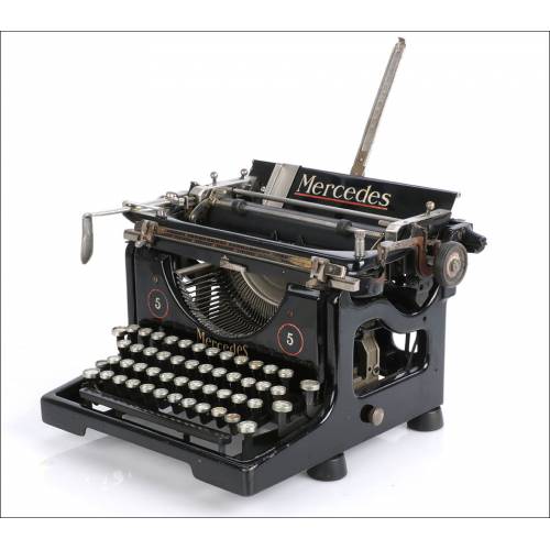 Antique Mercedes Mod 5 Typewriter. Germany, 1930s.