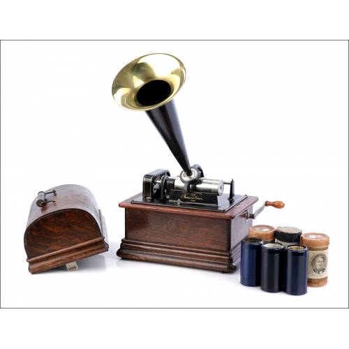 Antique Edison Standard Phonograph Model E. USA, 1898