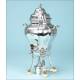 Antique Samovar in Solid Silver by André Aucog. France, 1887-1911